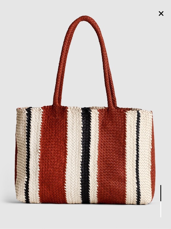 Madewell Handbags - madewell • signature woven tote in stripe
